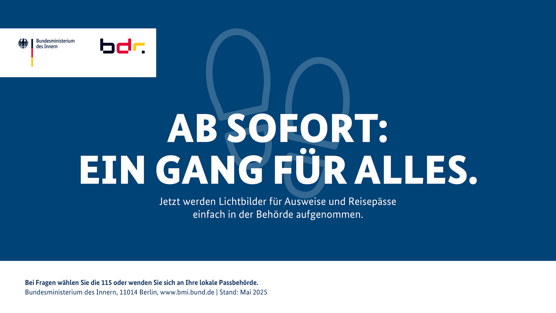 Ab sofort Passfotos direkt im Einwohnermeldeamt